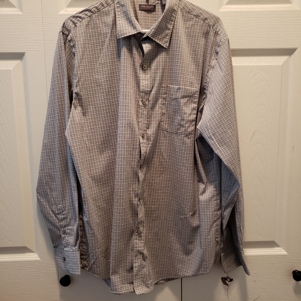 Van Heusen Traveler Long Sleeve Shirt Size 16 - 16‎ 1/2